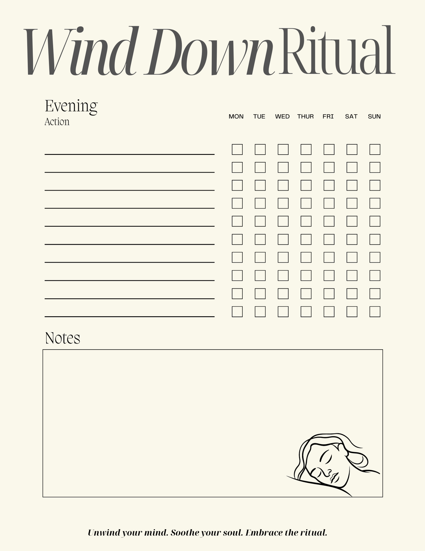 Self-care Workbook